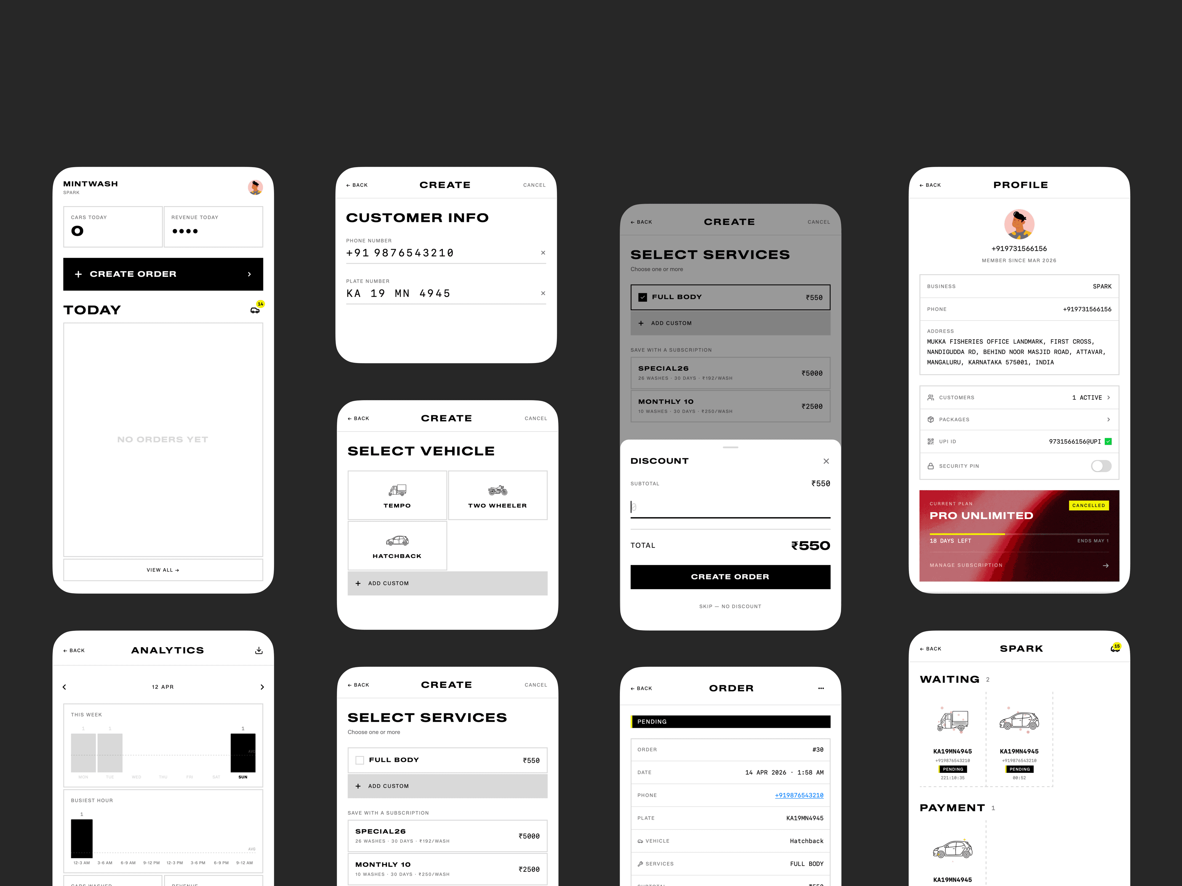 MintWash — Car Wash Management SaaS